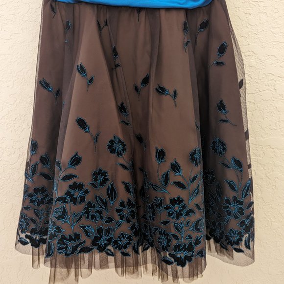 Masquerade Vintage Y2K Formal Prom Dress Tulle Glitter Ball Gown Size 13/14 NWT - Picture 3 of 10